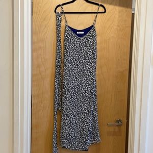 Reformation Blue Floral Midi Dress (10)